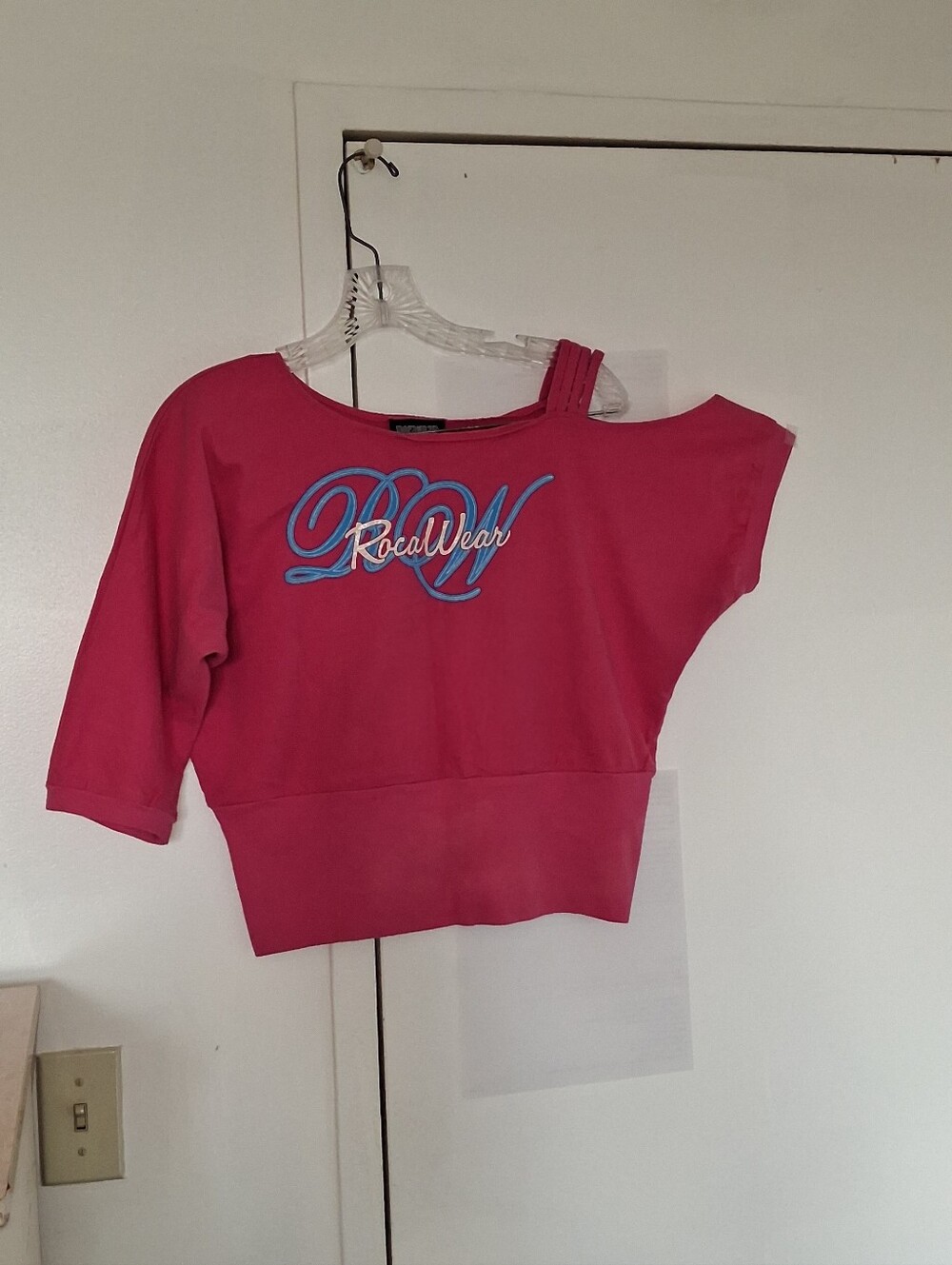 RocaWear Pink Crop Shirt SizeLarge